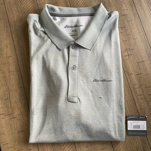 Eddie Bauer Gray Pro Polo Shirt
